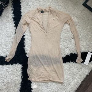 Boutine LA zip up dress swim cover up